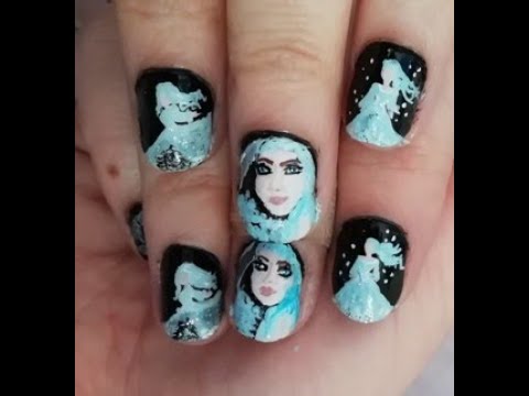 Winter goddess nails