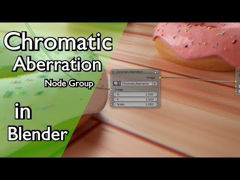Easy Chromatic Aberration in Blender - YouTube