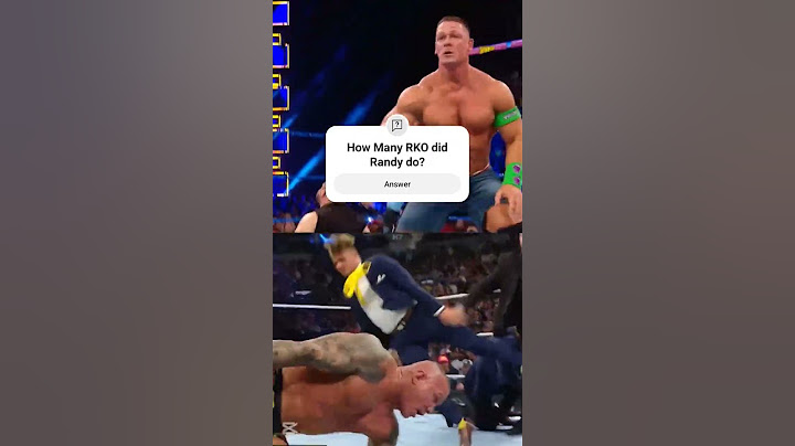 How many RKOs has Randy done ?