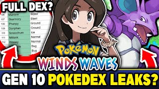 POKEMON NEWS! FULL 500+ GEN 10 POKEDEX LEAK? STARTER POKEMON, NEW GIMMICKS \u0026 MORE!