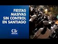 Denuncian fiestas masivas sin control en Santiago pese a pandemia y toque de queda