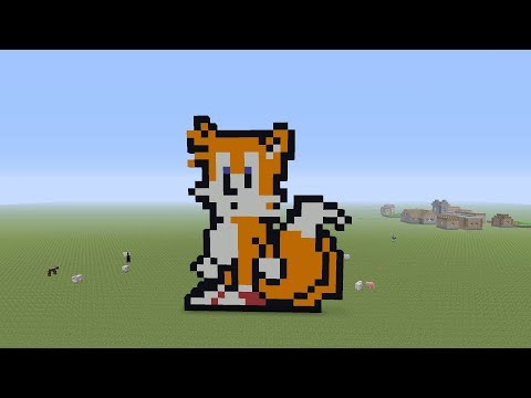 Minecraft Pixel Art Tutorial - Tails