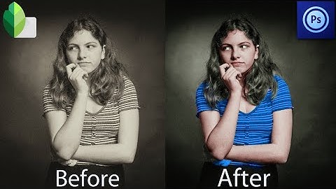 Black and White to Colour Photo Editing | Snapseed | Ps Touch | Android | IPhone