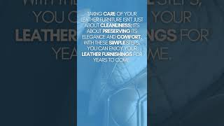 Loving Leather How to Clean and Care for Your Furniture