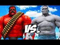 GRAY HULK VS RED HULK - EPIC SUPERHEROES BATTLE