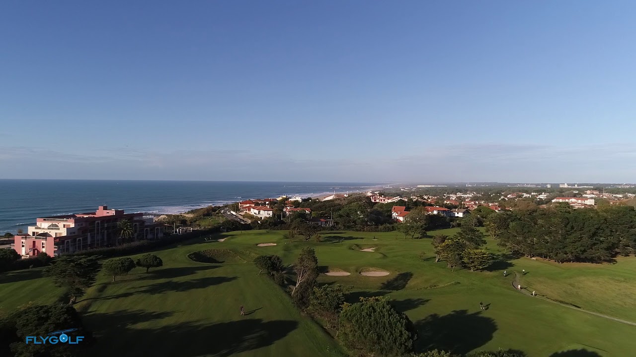 Golf Biarritz Le Phare / Côte basque / Pyrénées-Atlantiques / Nouvelle-Aquitaine / Drone FlyGolf