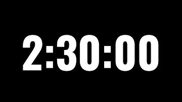 2 Hour 30 Minute Timer - 150 Minute Countdown Timer