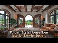 Tuscan style home tour interior and exterior showcase
