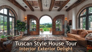 Tuscan Style Home Tour: Interior and Exterior Showcase screenshot 2