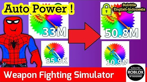How to Auto Fuse in Weapon fighting simulator roblox | Roblox not Down again