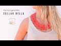 Tutorial Rápido Collar a ganchillo paso a paso / Cuello Peter Pan a crochet / Accesorio para la ropa