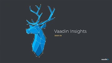 Introduction to Vaadin Insights Online event