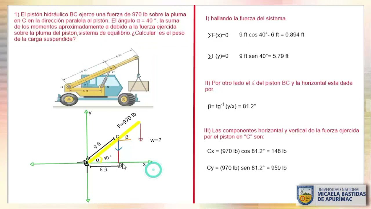 Aplicación de la Estática en la Minería. YouTube Aplicación de la Estática en la Minería. YouTube