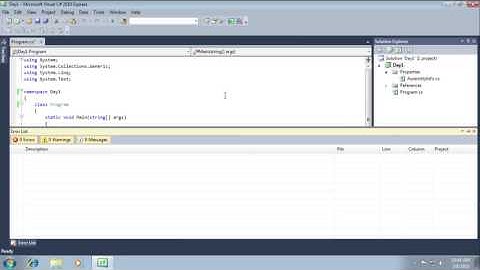 Day 01, Video 04 Core C#   Visual Studio IDE Overview Day 1 General Overview