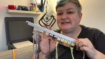 Flosstube #18 - Stitching Stash tour part 2: Floss Storage. Featuring a special guest!