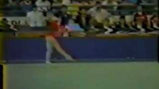 Svetlana Boginskaya competing a double twisting double tuck (silivas) on floor!