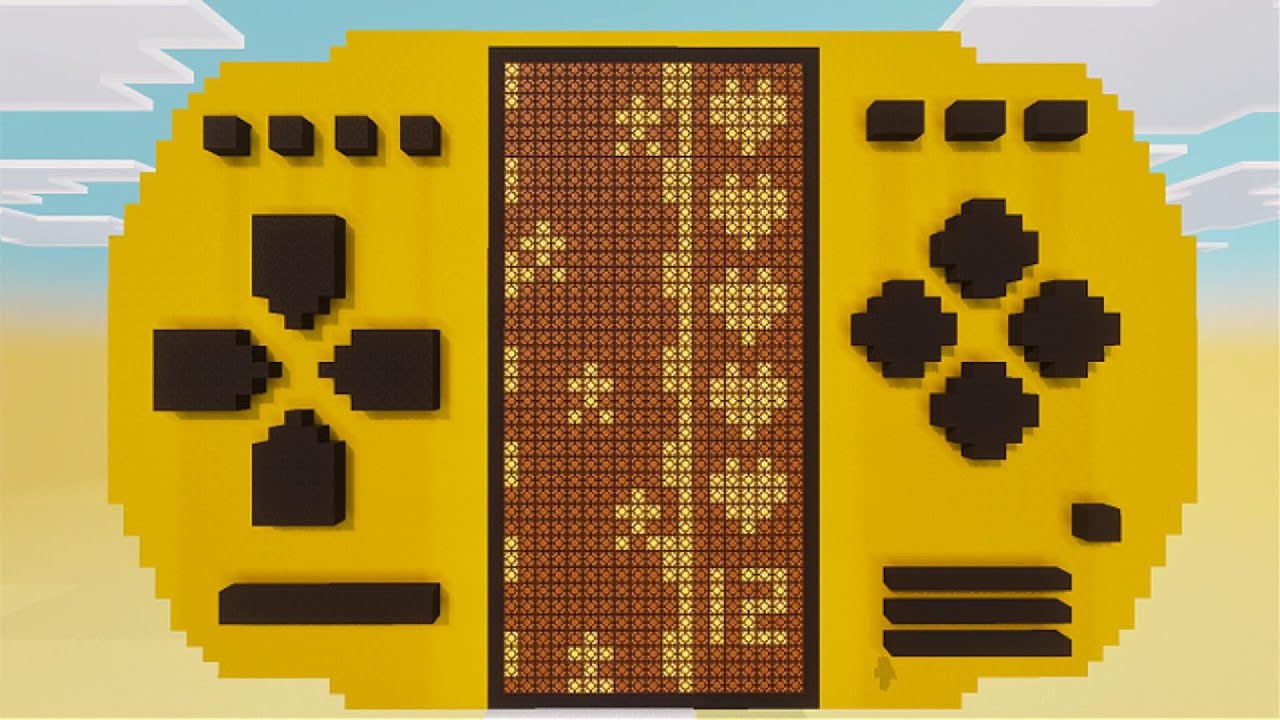 cách tôi tạo máy chơi game đua xe F1 bằng redstone trong minecraft pe bedrock  