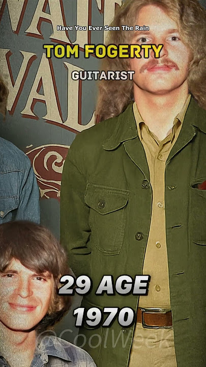 Creedence Clearwater Revival THEN vs NOW - Have You Ever Seen The Rain
