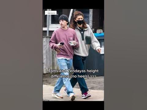 Tom Holland and Zendaya height difference - YouTube