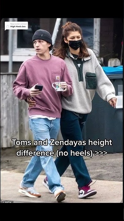 Tom Holland and Zendaya height difference - YouTube