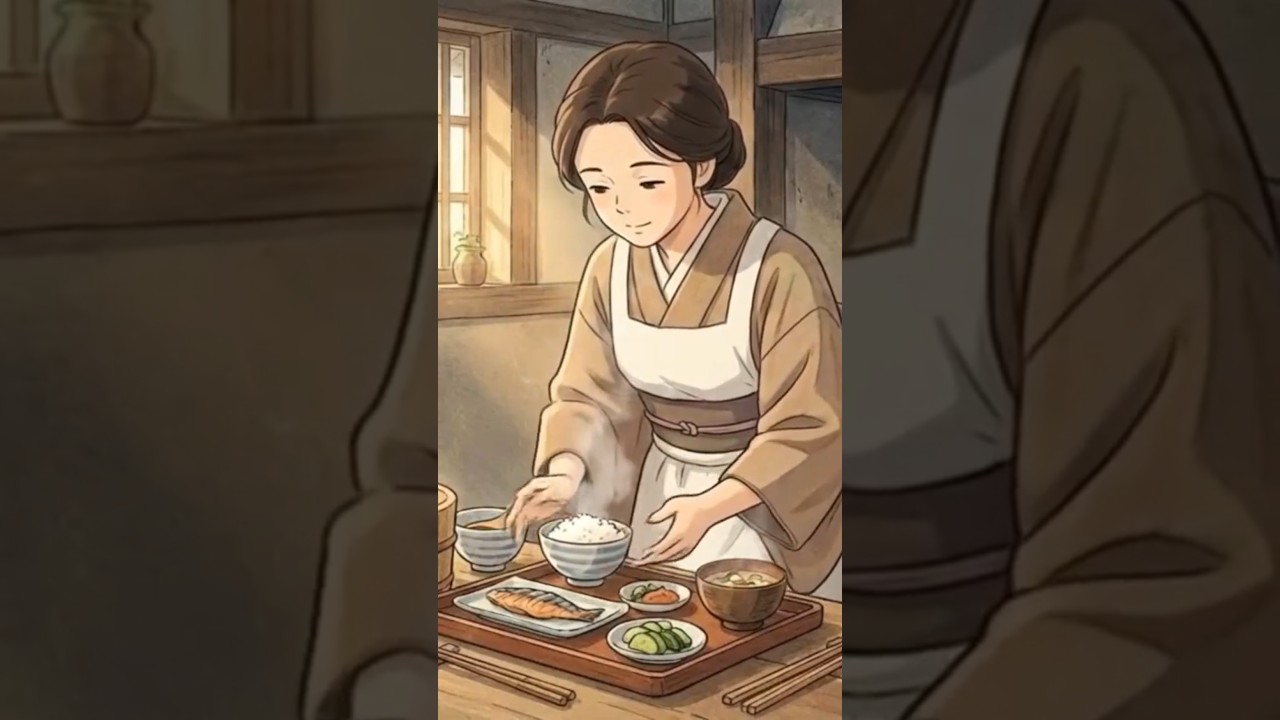 A Family's Wholesome Meal Together #animation #ghibliinspired