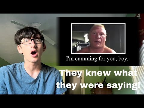 THEY KNEW WHAT THEY WERE SAYING! Wrestlers Saying Questionable Things (OBDJ) reaction