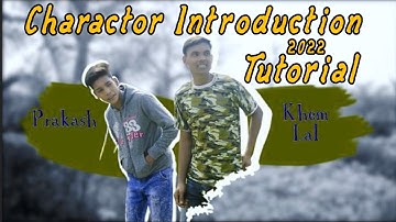 Character Introduction _ Tutorial  ||  Freeze animation || Adobe Premiere Pro CC 2022