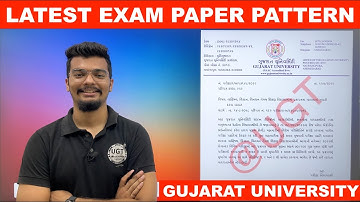 Latest Exam Paper Pattern | Gujarat University Paper Style | Bcom | Mcom | BBA | BCA | BSC | UGT