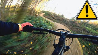 How I Crashed On The Last Riding Session Of 2022 | Bikepark Peklak