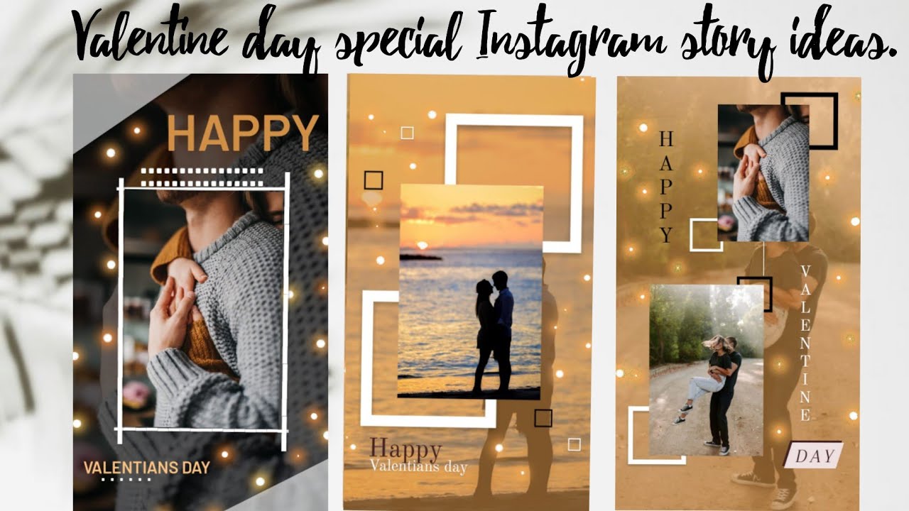 Valentine's day special instagram story ideas . YouTube