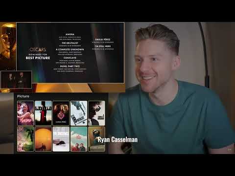 2025 Oscars Nominations reactions. Best Picutre I'M STILL HERE.