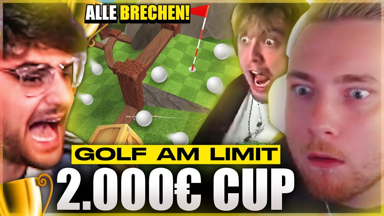 ⛳ Mein 2.000€ GOLF TURNIER 🏆 ALLE BRECHEN! 🤣 Eli, Willy, Kroko, KC, Seyyn & Cyber 🔥 | SolutionPlayz