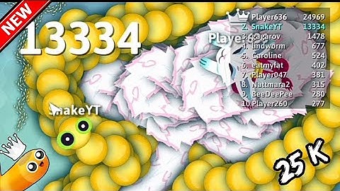 Snake.Io 🐍 Trapping Top 1 Biggest Snake In The Lobby! 🐍Epic Snakeio Gameplay