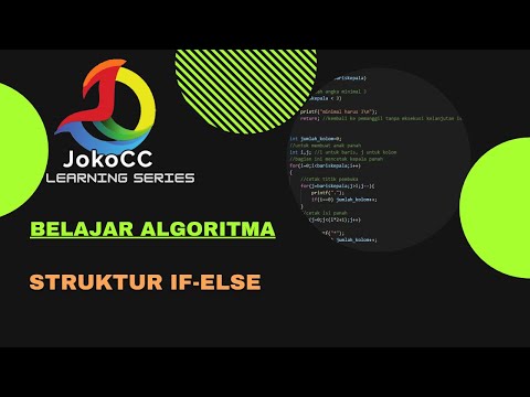 belajar algoritma : 4.02 struktur IF-ELSE pada bahasa C, bahasa Indonesia