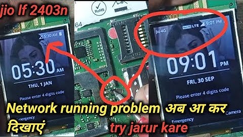 jio lf 2403n network running problem solution