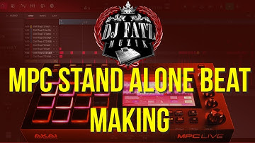 MPC Live|Stand Alone Beat Making|Smooth Trap Beat|DJ Fatz