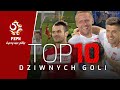 Ręka Furtoka, skok Lewego, słupek Krzynówka | TOP 10 DZIWNYCH GOLI strzelonych przez reprezentację