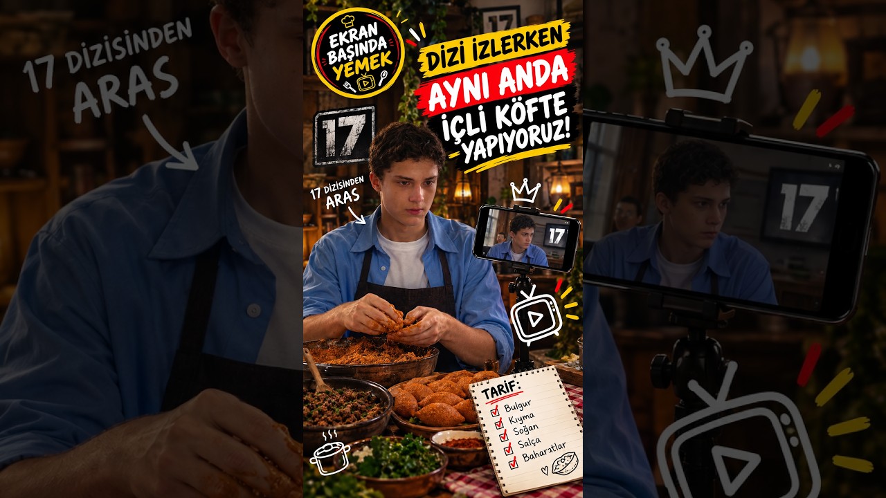 KOLAY İÇLİ KÖFTE YAPIYORUZ 🧆 | DAHA 17 İZLİYORUZ 📺 #ekranbaşındayemek #daha17 #içliköfte KOLAY İÇLİ KÖFTE YAPIYORUZ 🧆 | DAHA 17 İZLİYORUZ 📺 #ekranbaşındayemek #daha17 #içliköfte