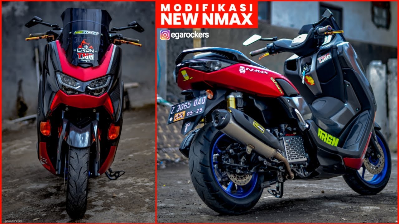 MODIFIKASI NEW NMAX 2022 MERAH YouTube