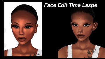 IMVU Face Edit Time Lapse on Procreate | christian bora