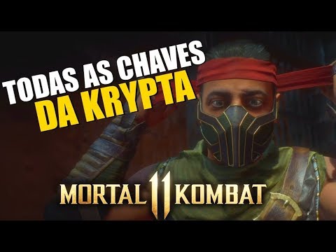 MORTAL KOMBAT 11 - TODAS AS CHAVES DA KRYPTA !!