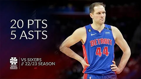 Bojan Bogdanovic 20 pts 5 asts vs Sixers 22/23 sea...