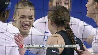 #6 Western Kentucky vs. #3 Kentucky (Second Round) | Women Volleyball Dec 2,2022