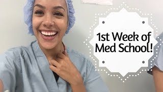 FIRST WEEK OF MED SCHOOL-  A day in the life!