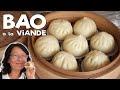 Brioches BAO à la viande ✨ NOUVELLE Recette Plus SIMPLE 🥟 Peau Moelleuse Inratable et Farce Juteuse
