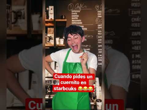 Cuando pides un cuernito en starbcuks