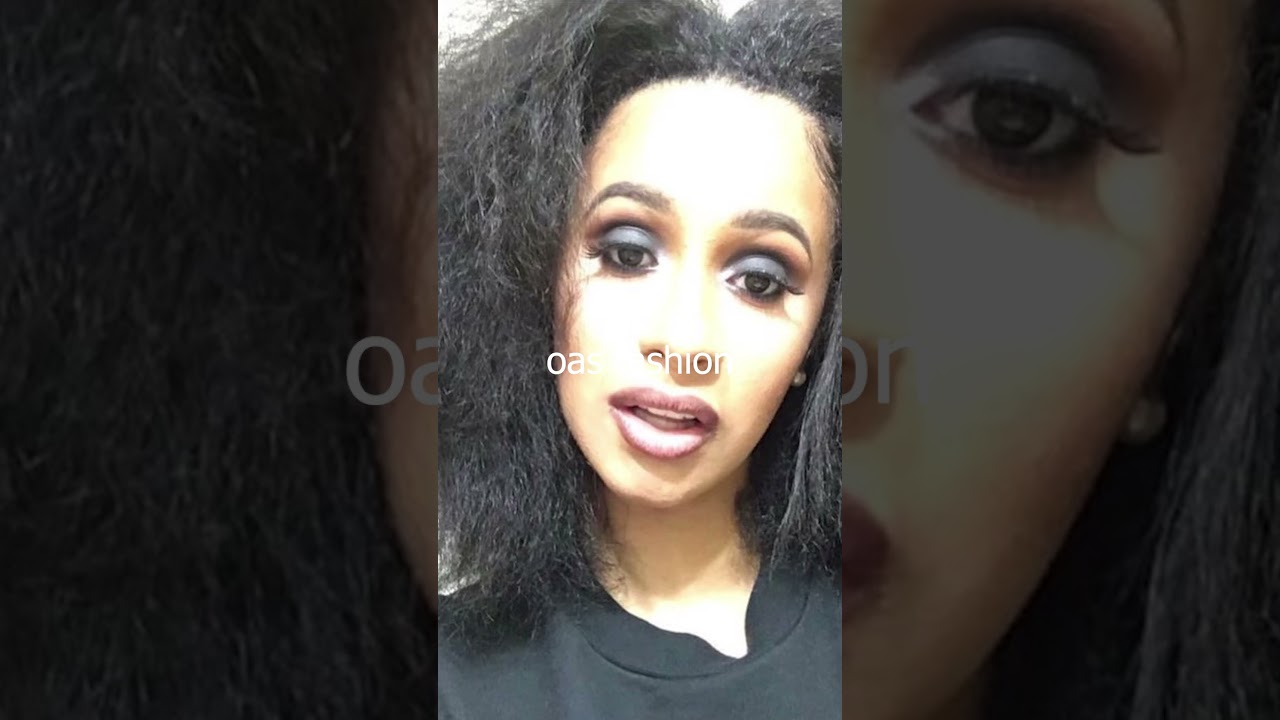 Cardi B natural Hair Evolution 