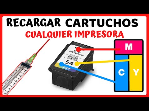 Video: Cómo Recargar Un Cartucho Canon