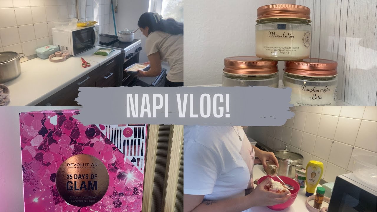 NAPI VLOG - Csomagjaim érkeztek, kicsi főzés, kicsi beszélgetés | Cintia.