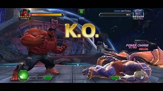 Red Hulk vs Dragon Man | AW Node 49
